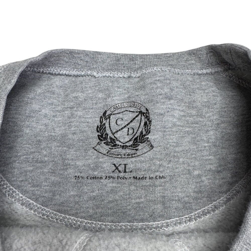 Campus Drive University of Arizona Crew Neck Sweatshirt Heather Gray, Size XL - Picture 4 of 6